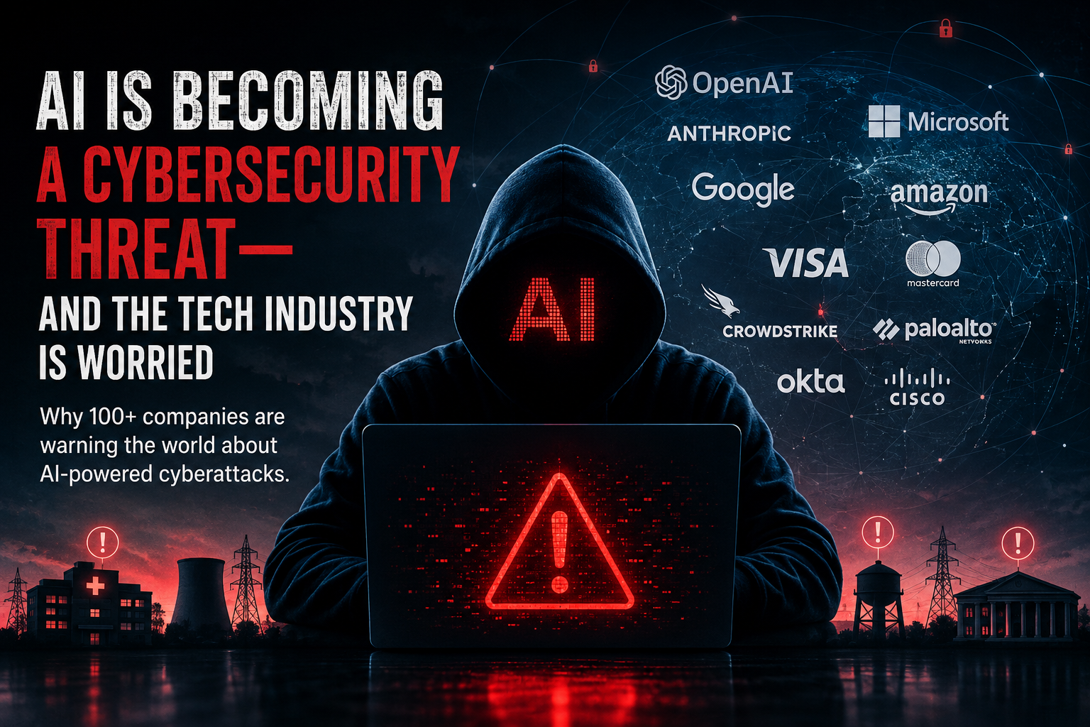AI Is Becoming a Cybersecurity Threat — and the Tech Industry Is Worried